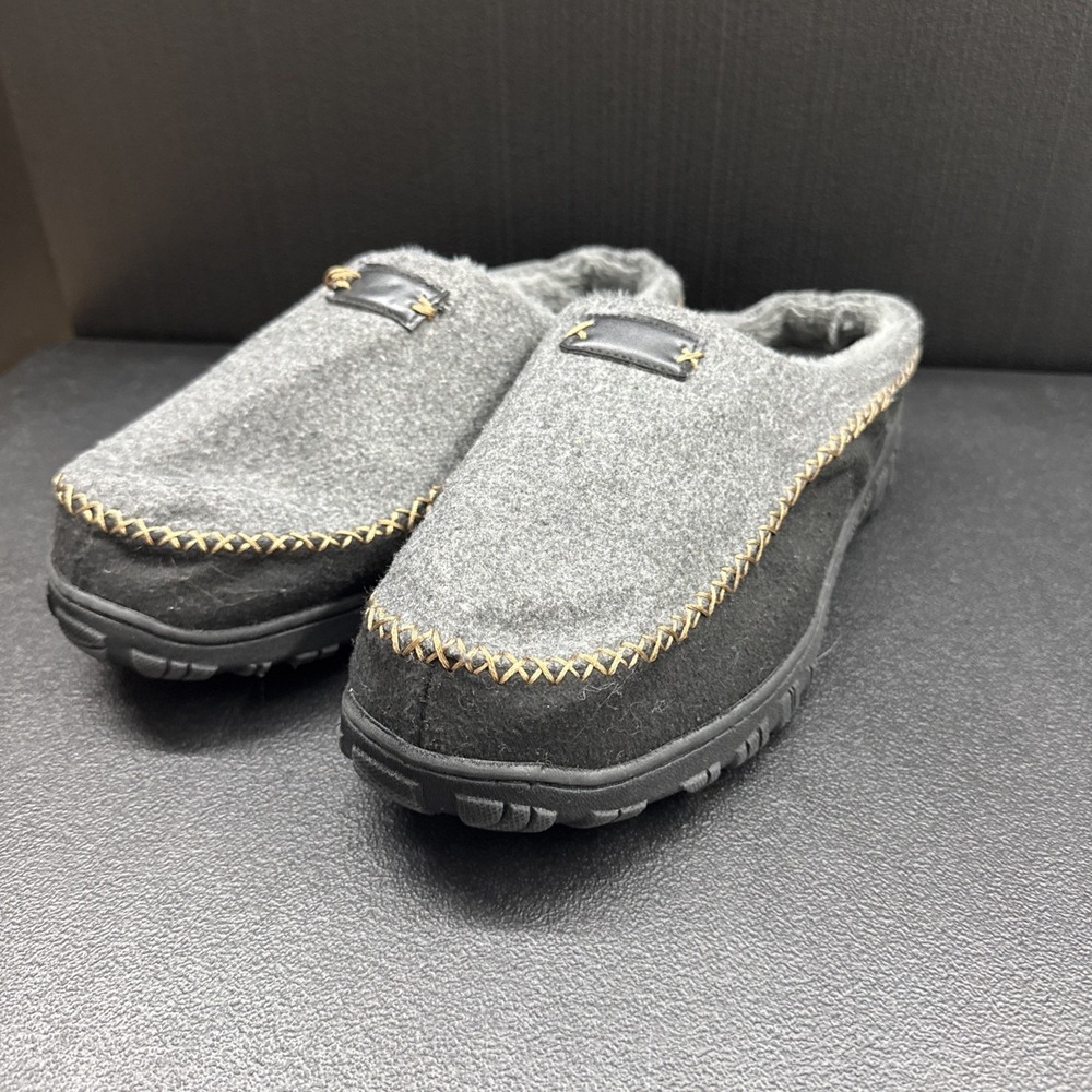 NCCB Mens Slippers Memory Foam Moccasin House Shoe Nonslip Indoor Size 11 (k1)